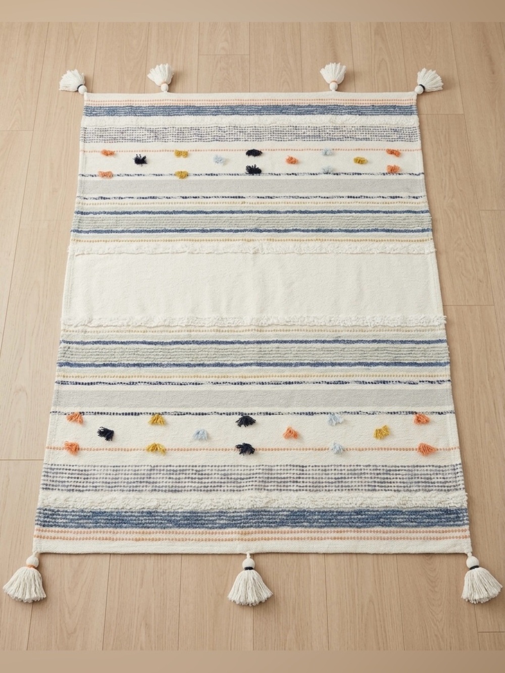Target Opalhouse Boho Striped Tassel Throw Blanket - 45" x 60"